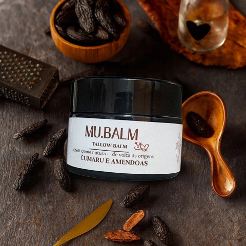 Hidratante Natural Mu.Balm Cumaru - Tallow Balm